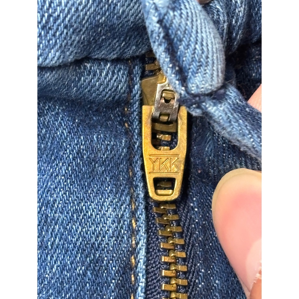 7 For All Mankind A Pocket Flare Jeans Medium Wash Blue Denim Womens Size 31X33 - Picture 2 of 13